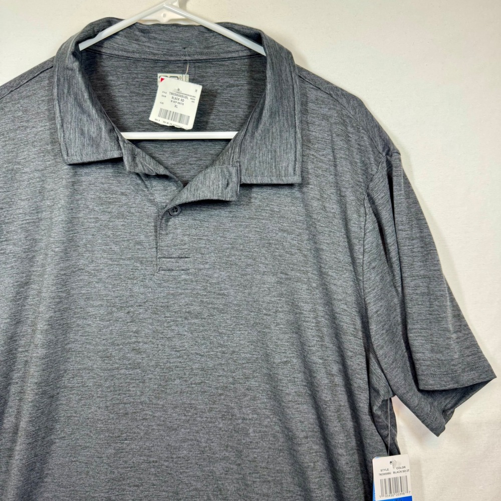 32 Degrees Cool Polo Shirt‎ Moisture Wicking Athletic Golfing Black SD Sz XL NWT
